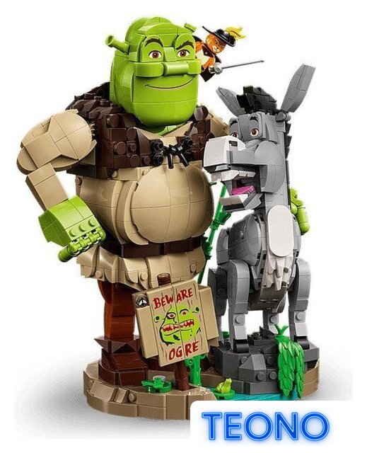 Конструктор LEGO Shrek 72423 Фигурки Шрек, Осел и Кот в сапогах - Изображение №3 — Интернет-магазин Teono.by