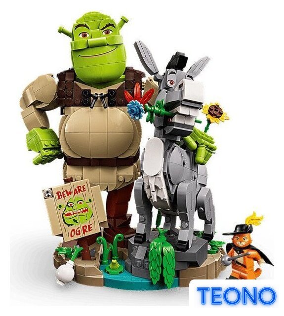 Конструктор LEGO Shrek 72423 Фигурки Шрек, Осел и Кот в сапогах - Изображение №5 — Интернет-магазин Teono.by