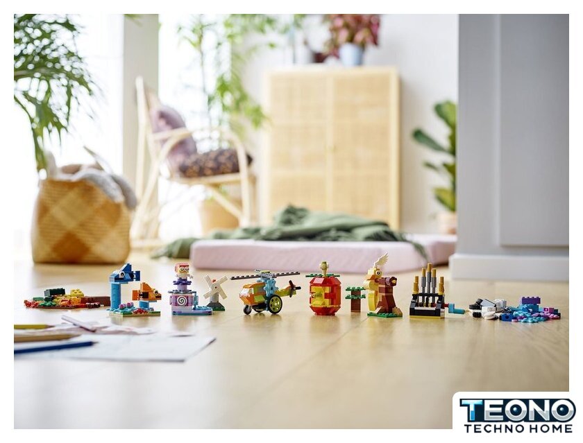 Набор деталей LEGO Classic 11019 Кубики и функции - Изображение №8 — Интернет-магазин Teono.by