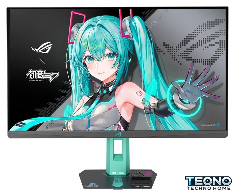 Игровой монитор ASUS ROG Strix XG27ACMEG-G Hatsune Miku Edition - Изображение №1 — Интернет-магазин Teono.by