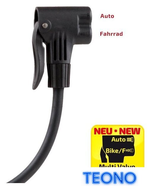 Насос ножной велосипедный Heyner PedalMax PRO (красный) - Изображение №4 — Интернет-магазин Teono.by