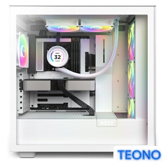 Система жидкостного охлаждения для процессора NZXT Kraken Elite 240 RGB RL-KR24E-W1 - Изображение №5 — Интернет-магазин Teono.by