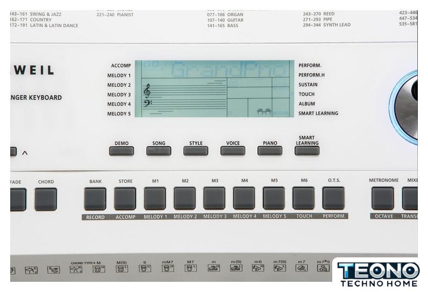 Синтезатор Kurzweil KP110 (белый) - Изображение №5 — Интернет-магазин Teono.by
