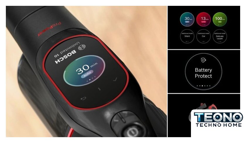 Пылесос Bosch Unlimited 10 BCS1051POW - Изображение №6 — Интернет-магазин Teono.by