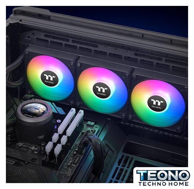 Система жидкостного охлаждения для процессора Thermaltake TH360 V2 Ultra EX ARGB CL-W415-PL12SW-A - Изображение №6 — Интернет-магазин Teono.by