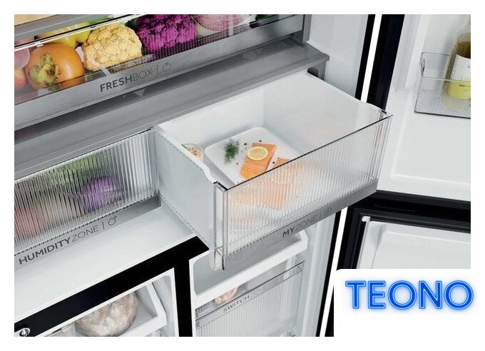 Четырёхдверный холодильник Haier HCKR7819DWGB - Изображение №11 — Интернет-магазин Teono.by