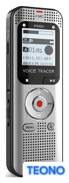 Диктофон Philips VoiceTracer DVT2015 - Изображение №2 — Интернет-магазин Teono.by