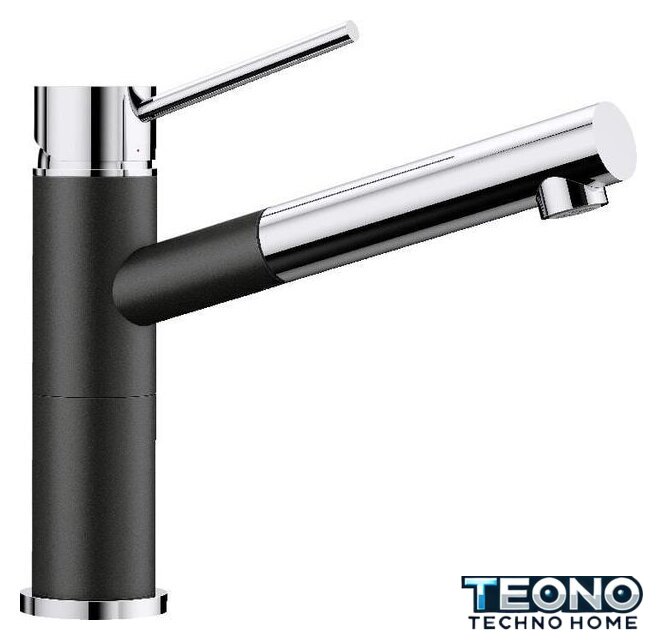 Смеситель Blanco Alta-S Compact 526161 (черный/хром) - Изображение №1 — Интернет-магазин Teono.by