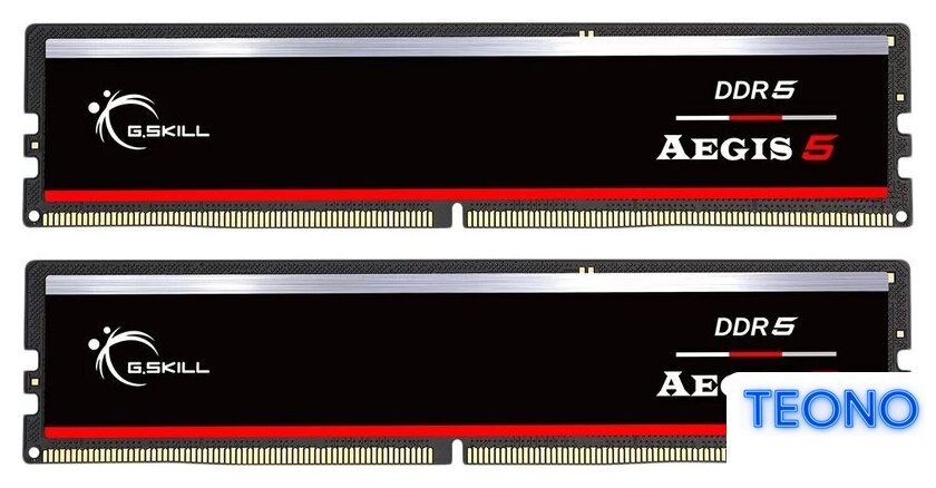 Оперативная память G.Skill Aegis 5 2x16ГБ DDR5 5200 МГц F5-5200J4040A16GX2-IS - Изображение №1 — Интернет-магазин Teono.by