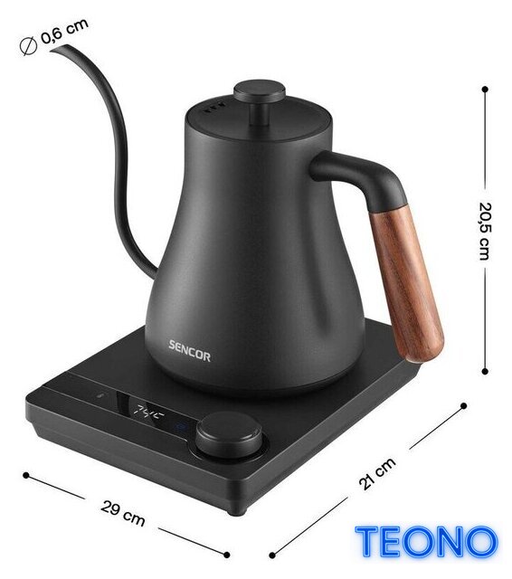 Электрический чайник Sencor SWK 2828BK - Изображение №2 — Интернет-магазин Teono.by