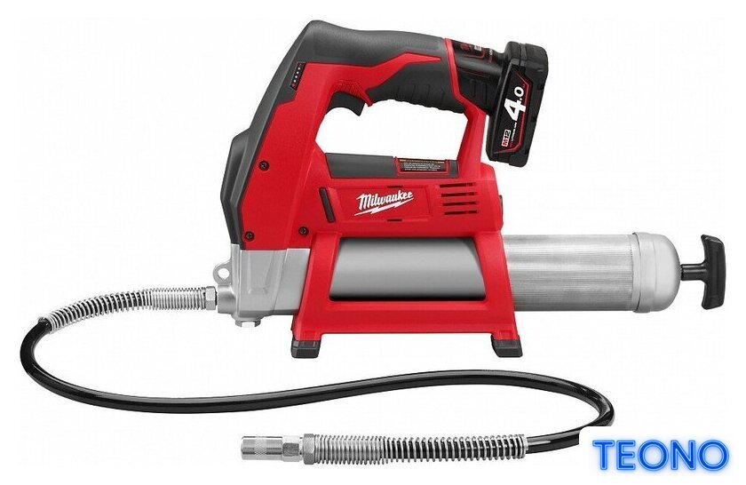 Пистолет смазочный  Milwaukee M12 GG-401B 4933441675 (с 1-им АКБ, сумка) - Изображение №5 — Интернет-магазин Teono.by