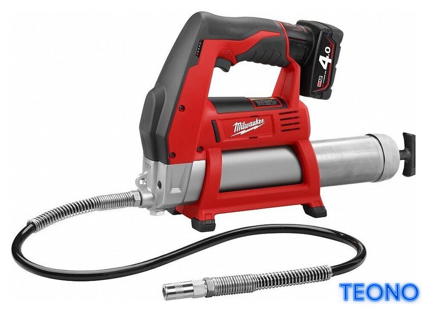 Пистолет смазочный  Milwaukee M12 GG-401B 4933441675 (с 1-им АКБ, сумка) - Изображение №9 — Интернет-магазин Teono.by
