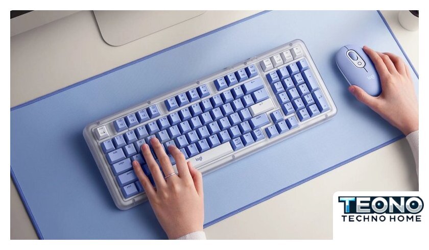 Клавиатура Logitech Alto Keys K98M 920-013042 (белый/синий, нет кириллицы) - Изображение №6 — Интернет-магазин Teono.by