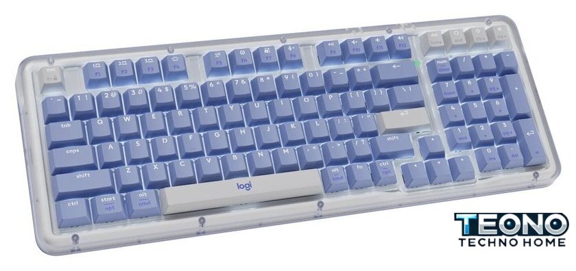 Клавиатура Logitech Alto Keys K98M 920-013042 (белый/синий, нет кириллицы) - Изображение №3 — Интернет-магазин Teono.by
