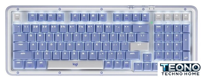 Клавиатура Logitech Alto Keys K98M 920-013042 (белый/синий, нет кириллицы) - Изображение №1 — Интернет-магазин Teono.by