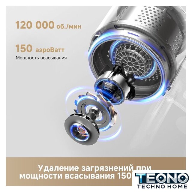 Пылесос Dreame Cordless Vacuum Cleaner R10s Pro VZV23A (евровилка, черный) - Изображение №3 — Интернет-магазин Teono.by