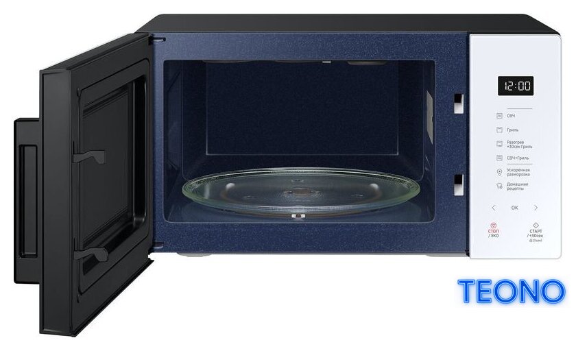 Микроволновая печь Samsung MG23T5018AW/BW - Изображение №2 — Интернет-магазин Teono.by