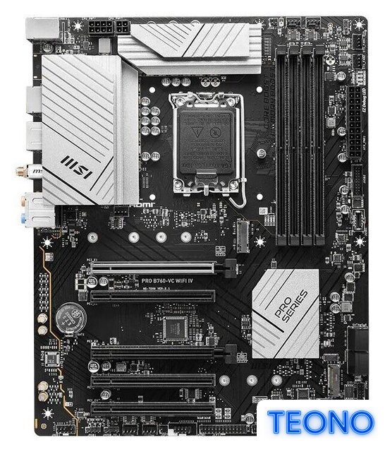 Материнская плата MSI Pro B760-VC WiFi IV - Изображение №1 — Интернет-магазин Teono.by