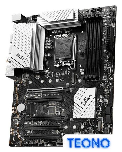 Материнская плата MSI Pro B760-VC WiFi IV - Изображение №2 — Интернет-магазин Teono.by