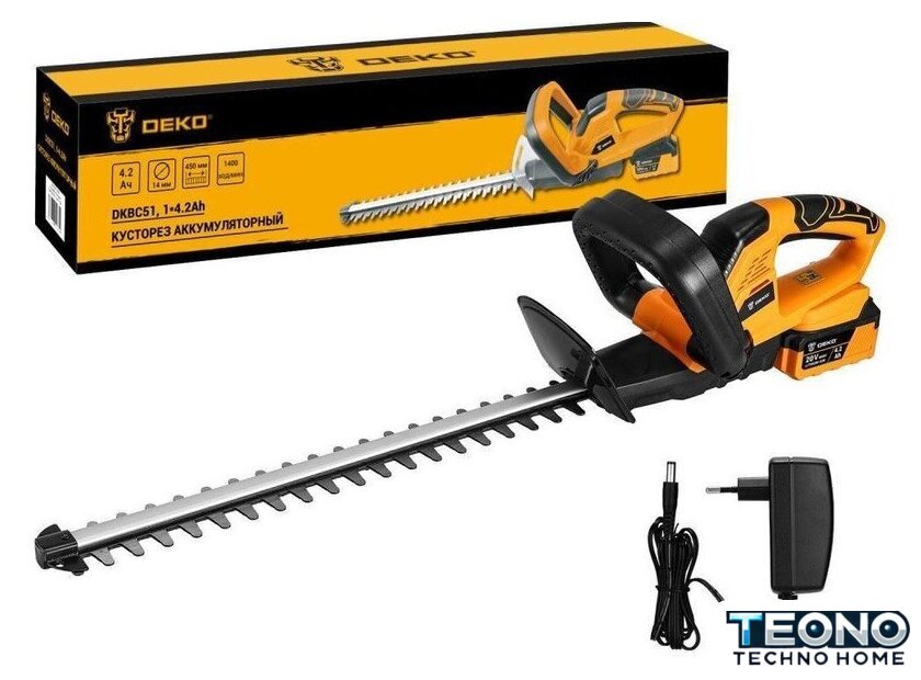 Кусторез Deko DKBC51 083-2040 (с 1-им АКБ) - Изображение №1 — Интернет-магазин Teono.by
