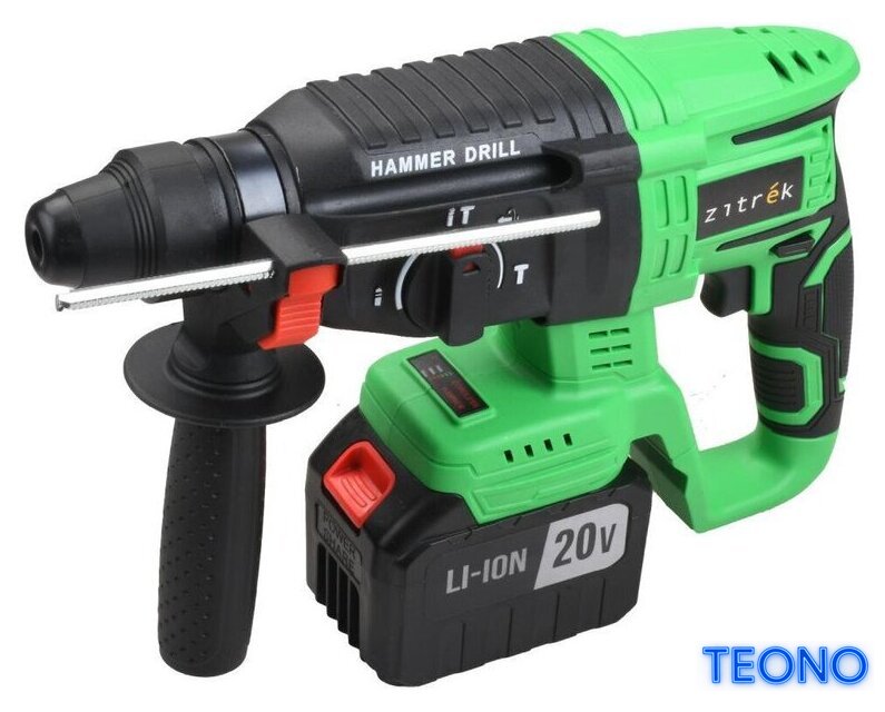 Перфоратор Zitrek Destroyer Pro 063-4373 (с 2-мя АКБ, кейс) - Изображение №3 — Интернет-магазин Teono.by