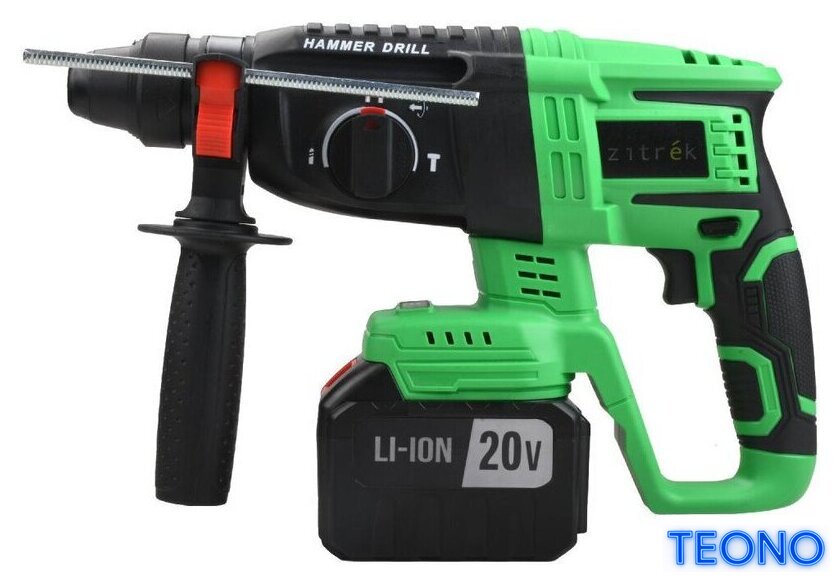 Перфоратор Zitrek Destroyer Pro 063-4373 (с 2-мя АКБ, кейс) - Изображение №4 — Интернет-магазин Teono.by