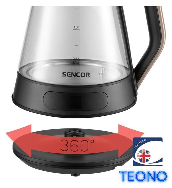 Электрический чайник Sencor SWK 1595BK - Изображение №8 — Интернет-магазин Teono.by