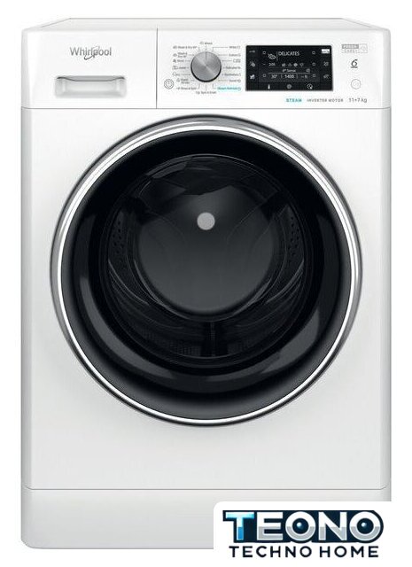 Стирально-сушильная машина Whirlpool FFWDD 1176258 BCV EE - Изображение №1 — Интернет-магазин Teono.by