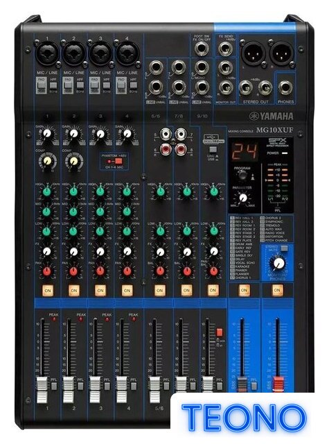 Микшерный пульт Yamaha MG-10XUF - Изображение №1 — Интернет-магазин Teono.by