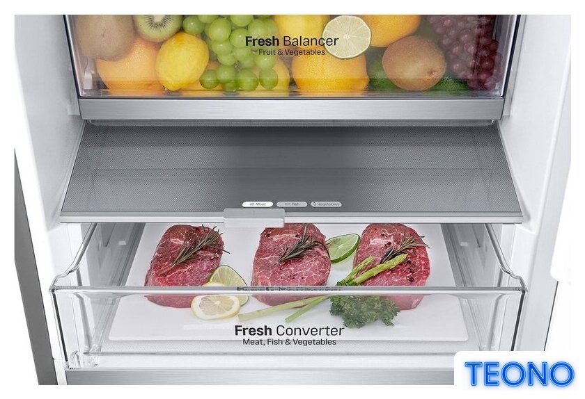 Холодильник LG DoorCooling+ GBV7280DMB - Изображение №7 — Интернет-магазин Teono.by
