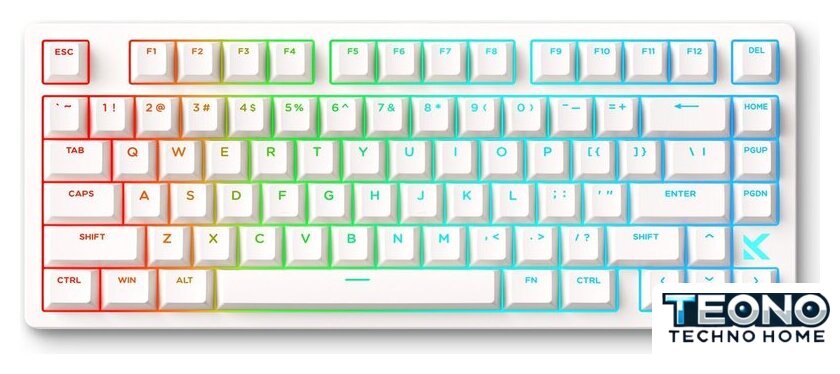 Клавиатура MCHOSE Jet 75 Hall Effect White (Kailh Magnetic God Switch) - Изображение №1 — Интернет-магазин Teono.by