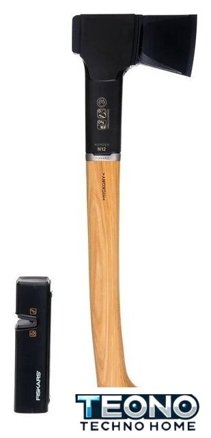 Топор-колун Fiskars Norden N12 + точилка 1052277 - Изображение №2 — Интернет-магазин Teono.by