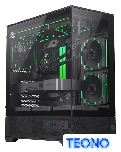 Корпус GameMax Vista 2 AB (черный) - Изображение №1 — Интернет-магазин Teono.by