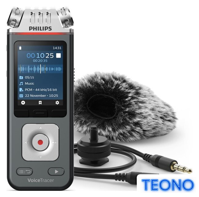 Диктофон Philips VoiceTracer DVT7110 - Изображение №6 — Интернет-магазин Teono.by
