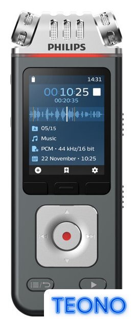 Диктофон Philips VoiceTracer DVT7110 - Изображение №1 — Интернет-магазин Teono.by