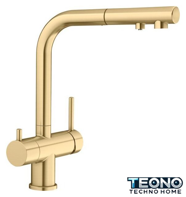 Смеситель Blanco Fontas-S II 526694 (satin gold) - Изображение №1 — Интернет-магазин Teono.by