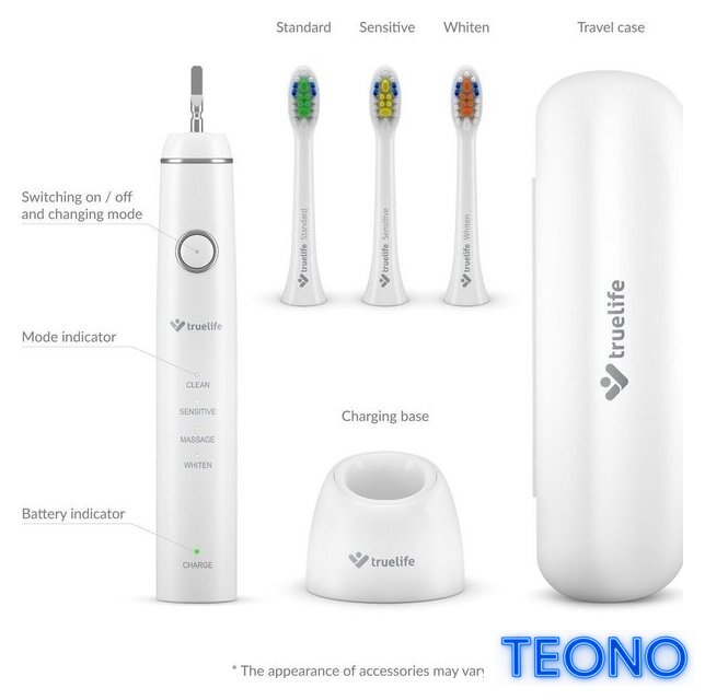 Комплект электрических зубных щеток TrueLife SonicBrush Compact Duo - Изображение №4 — Интернет-магазин Teono.by