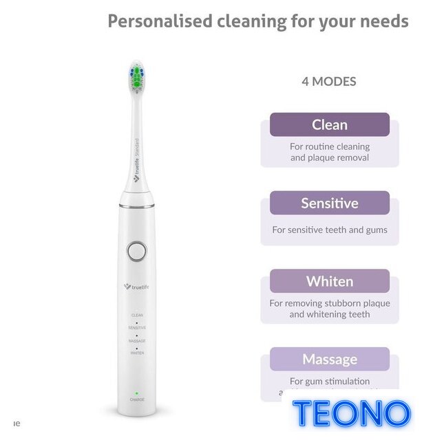 Комплект электрических зубных щеток TrueLife SonicBrush Compact Duo - Изображение №2 — Интернет-магазин Teono.by