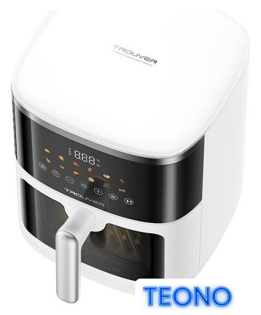 Аэрогриль (аэрофритюрница) Trouver Air Fryer FD10 Pro Max (белый) - Изображение №13 — Интернет-магазин Teono.by