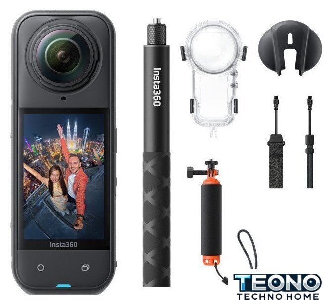 Экшен-камера Insta360 X5 Invisible Diving Pack (черный) - Изображение №1 — Интернет-магазин Teono.by