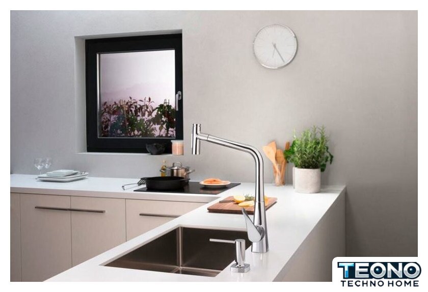 Смеситель Hansgrohe Metris Select M71 73816000 - Изображение №2 — Интернет-магазин Teono.by