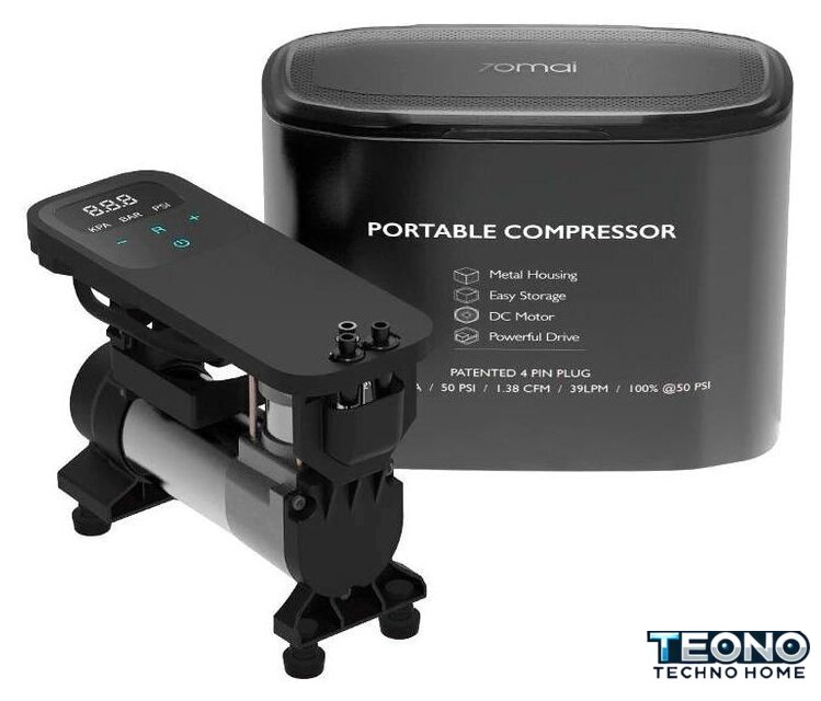 Автомобильный компрессор 70mai Air Compressor Midrive TP01 - Изображение №4 — Интернет-магазин Teono.by