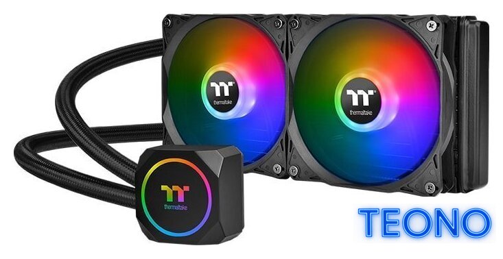 Система жидкостного охлаждения для процессора Thermaltake TH240 ARGB Sync CL-W286-PL12SW-A - Изображение №1 — Интернет-магазин Teono.by