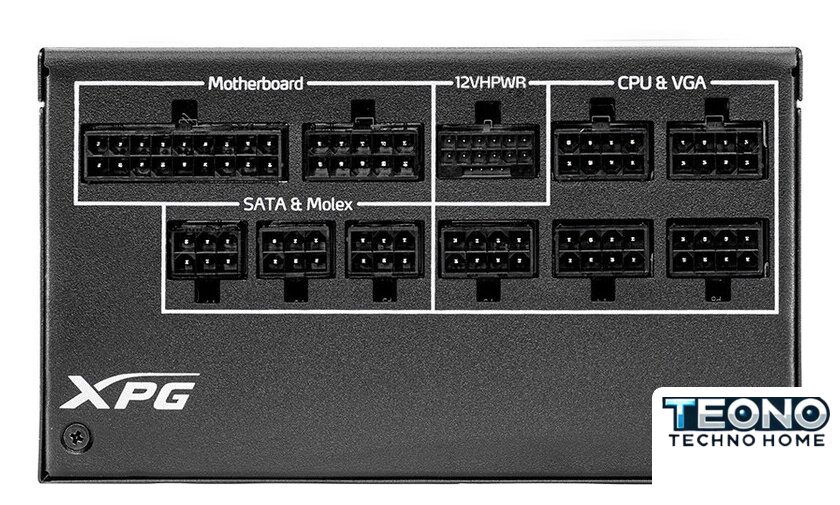 Блок питания ADATA XPG Cybercore II 1000W CYBERCOREII1000P-BKCEU - Изображение №2 — Интернет-магазин Teono.by