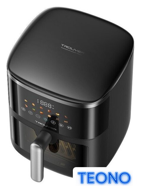 Аэрогриль (аэрофритюрница) Trouver Air Fryer FD10 Pro Max (черный) - Изображение №13 — Интернет-магазин Teono.by
