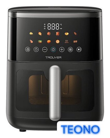 Аэрогриль (аэрофритюрница) Trouver Air Fryer FD10 Pro Max (черный) - Изображение №1 — Интернет-магазин Teono.by