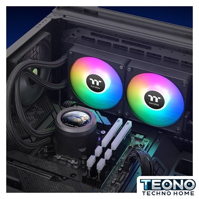 Система жидкостного охлаждения для процессора Thermaltake TH240 V2 Ultra EX ARGB CL-W414-PL12SW-A - Изображение №6 — Интернет-магазин Teono.by