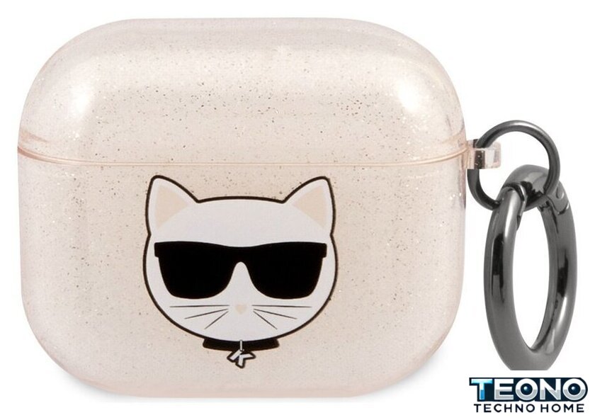 Чехол CG Mobile Karl Lagerfeld для AirPods 3 KLA3UCHGD (золотистый) - Изображение №1 — Интернет-магазин Teono.by
