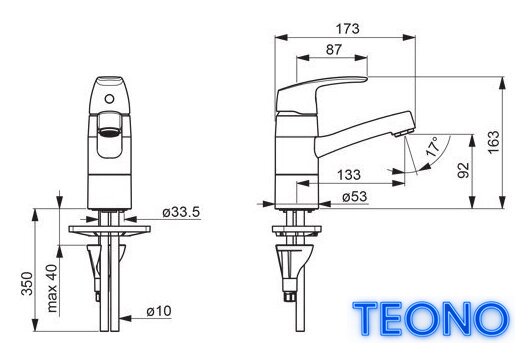 Смеситель Oras Safira 1015F - Изображение №2 — Интернет-магазин Teono.by