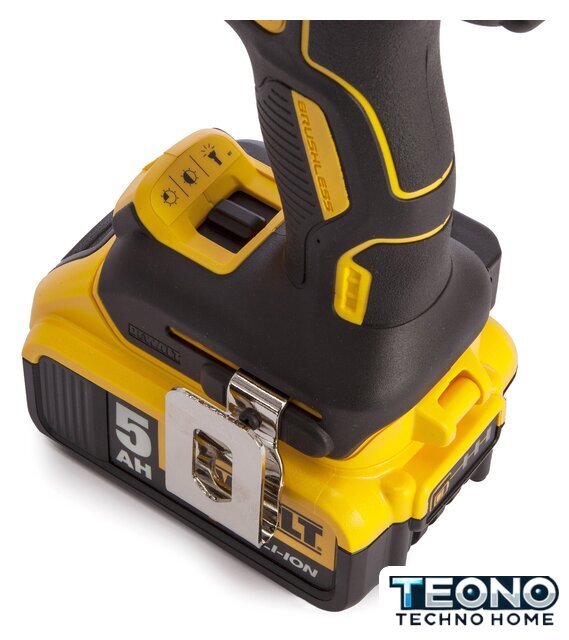 Ударная дрель-шуруповерт DeWalt DCD796P2 (с 2-мя АКБ 5 Ah) - Изображение №4 — Интернет-магазин Teono.by